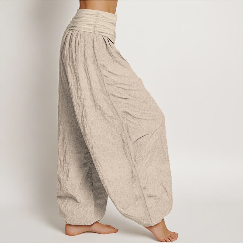 Lotus Unalome Cotton Harem Pants — product detail 3