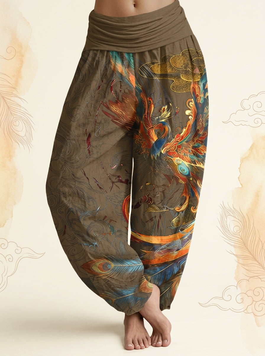 Phoenix Cotton Harem Pants in Peru, front view