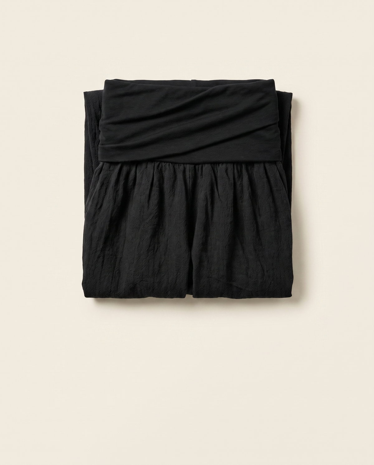 Plain Cotton Harem Pants — folded view