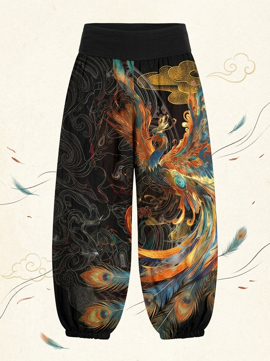 Phoenix Cotton Harem Pants — product-only view