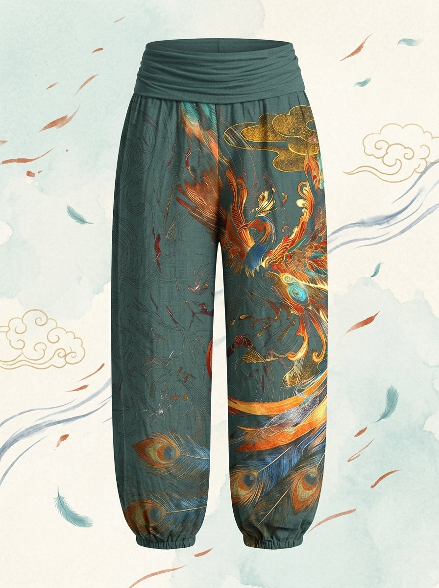 Phoenix Cotton Harem Pants — product-only view