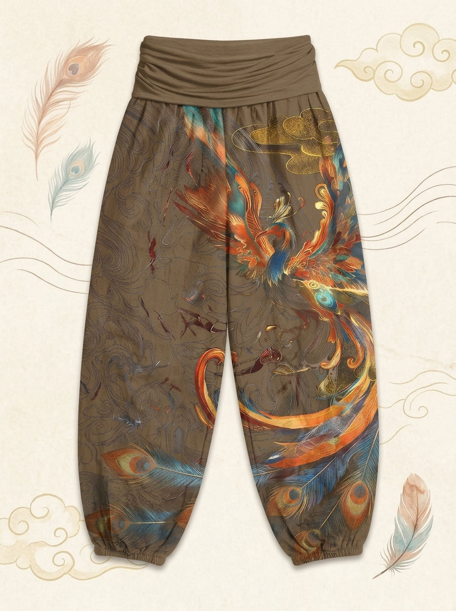 Phoenix Cotton Harem Pants — product-only view